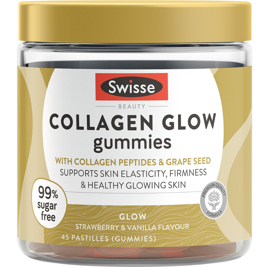 swisse beauty collagen glow gummies with collagen peptides
