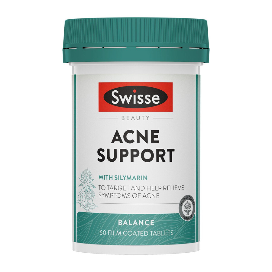swisse beauty acne support clear skin solution with silymarin