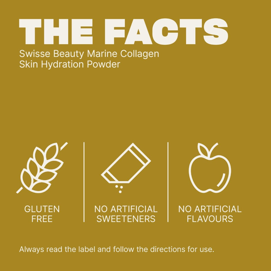 swisse beauty marine collagen skin hydration unflavoured powder
