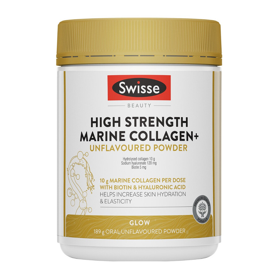 swisse beauty high strength marine collagen unflavoured powder