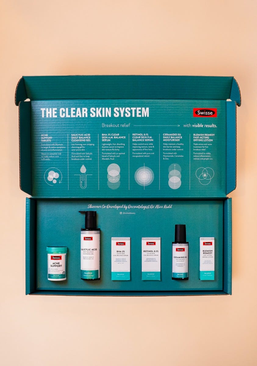 swisse beauty the clear skin system