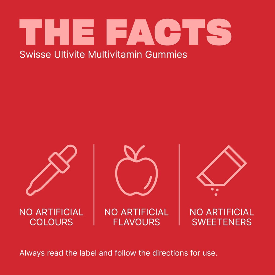 swisse ultivite multivitamin gummies immune system health support