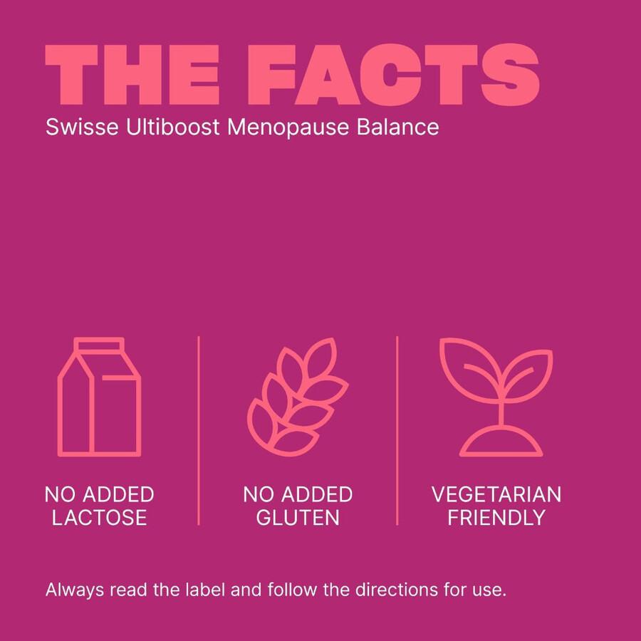swisse ultiboost menopause balance hot flush support