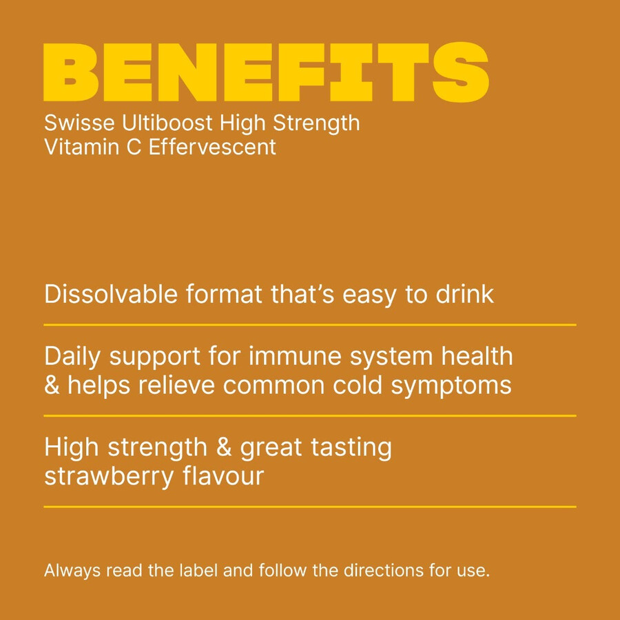 swisse ultiboost high strength vitamin c effervescent immune support