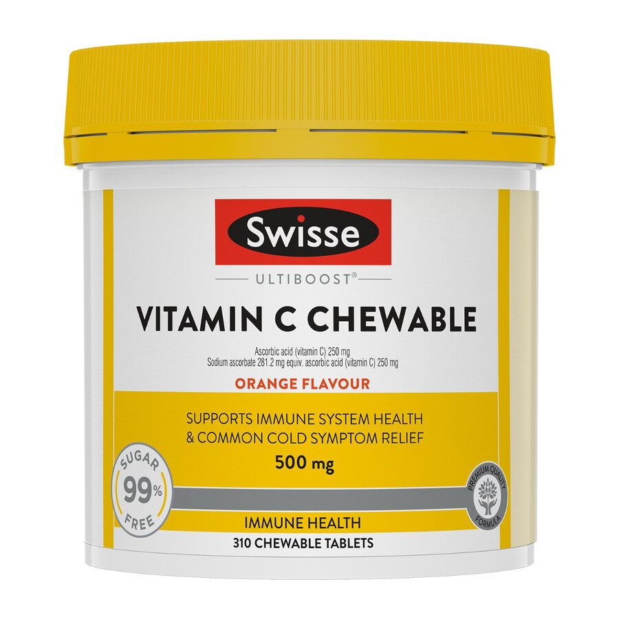 swisse ultiboost vitamin c chewable immune system health support