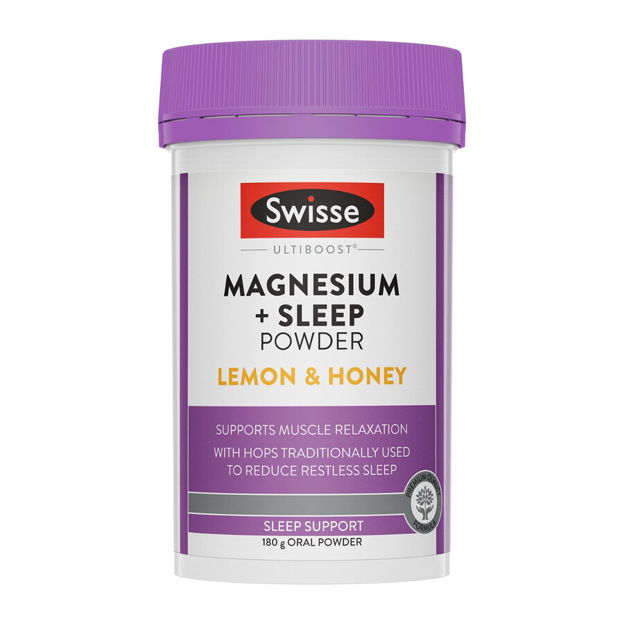 swisse ultiboost magnesium sleep powder muscle relaxation support
