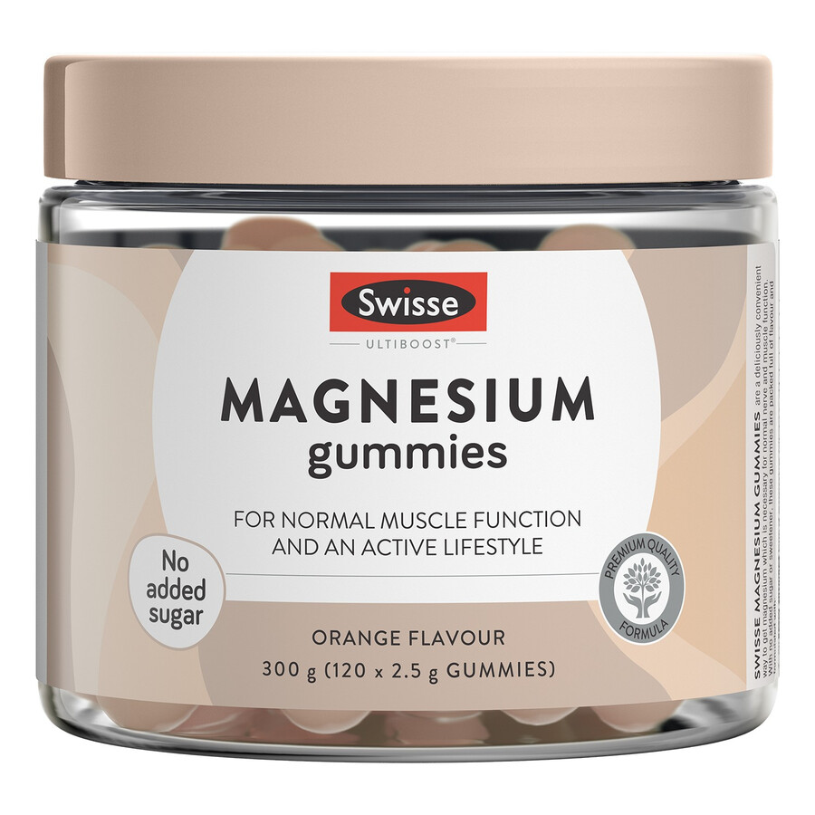 swisse ultiboost magnesium gummies muscle function support