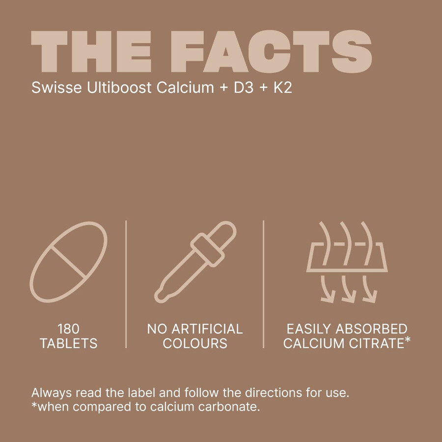 swisse ultiboost - calcium d3 k2