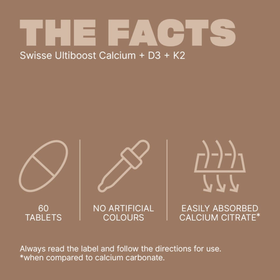 swisse ultiboost - calcium d3 k2