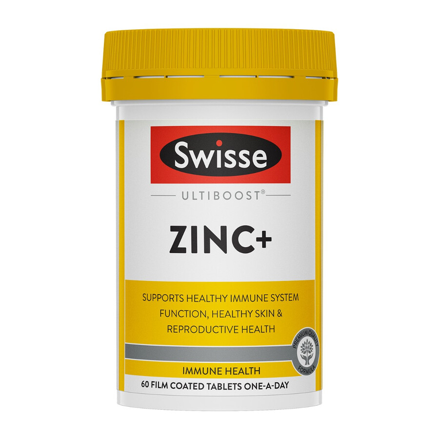 swisse ultiboost zinc immune skin reproductive health support