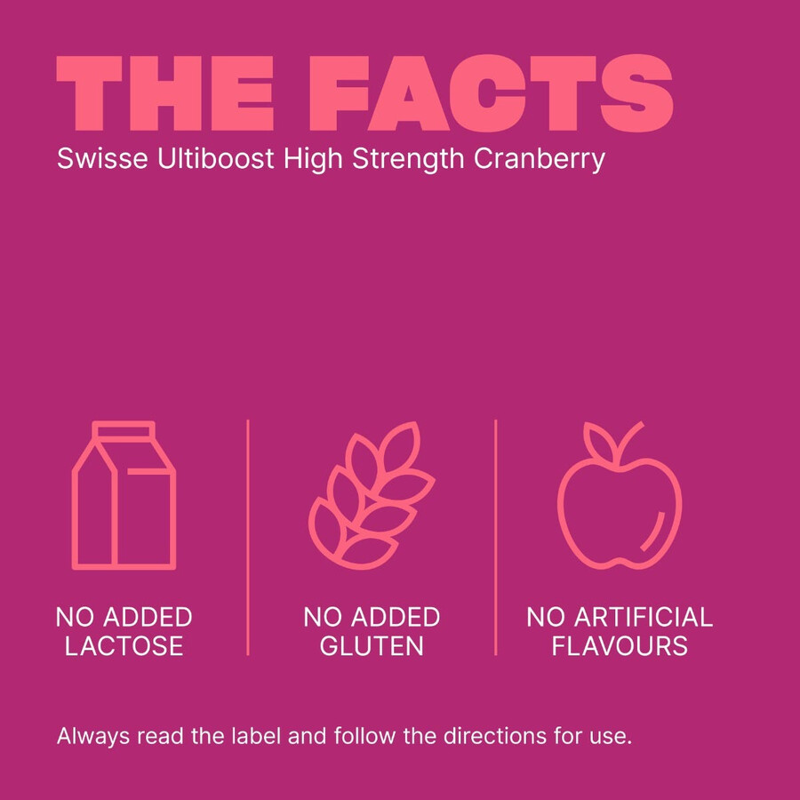 swisse ultiboost high strength cranberry