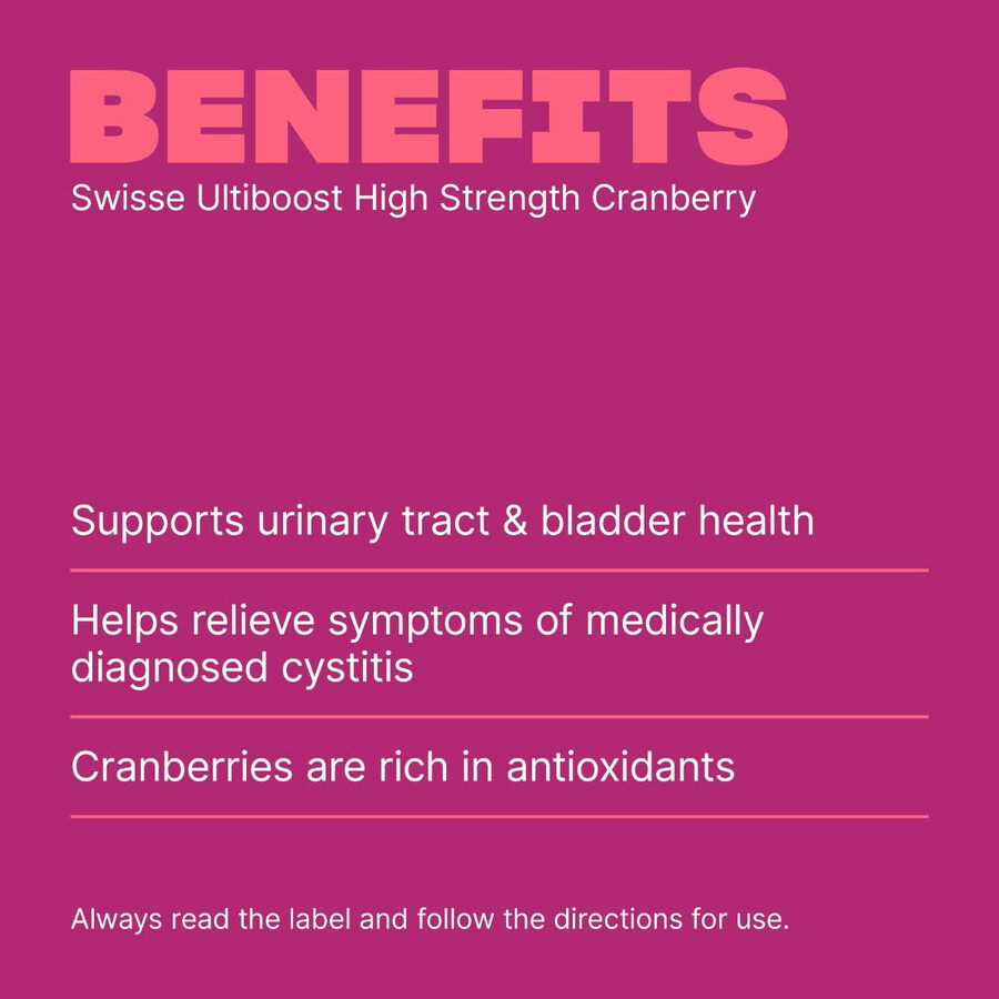 swisse ultiboost high strength cranberry