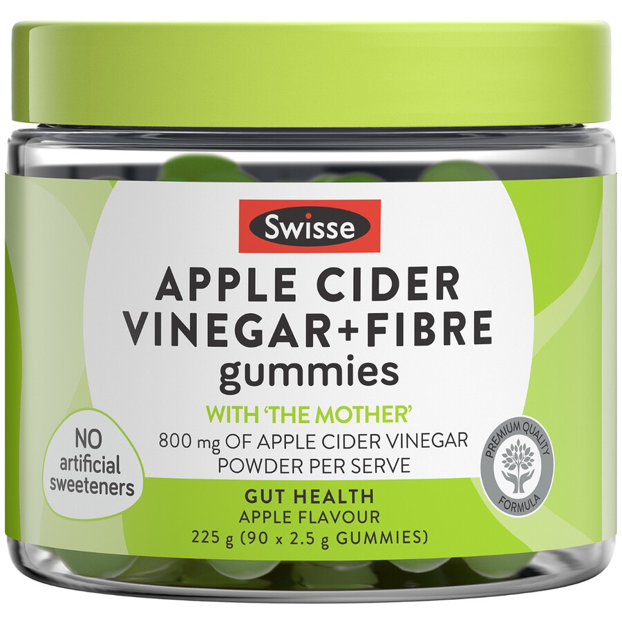 swisse apple cider vinegar fibre gummies gut health
