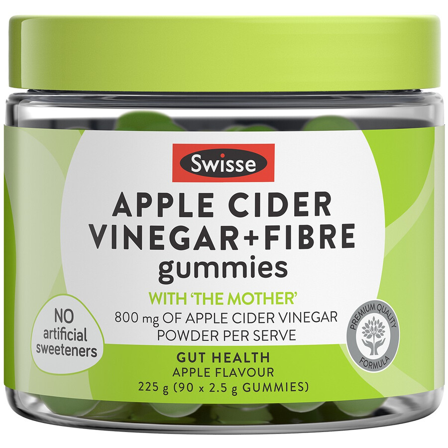 swisse apple cider vinegar fibre gummies gut health