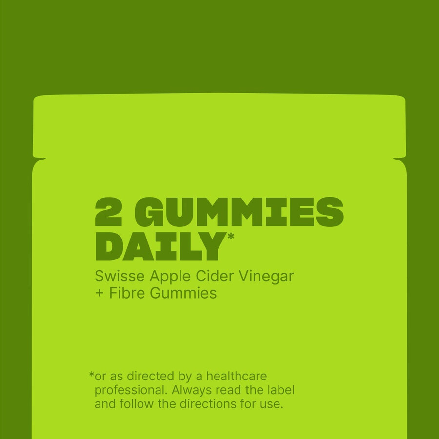 swisse apple cider vinegar fibre gummies gut health