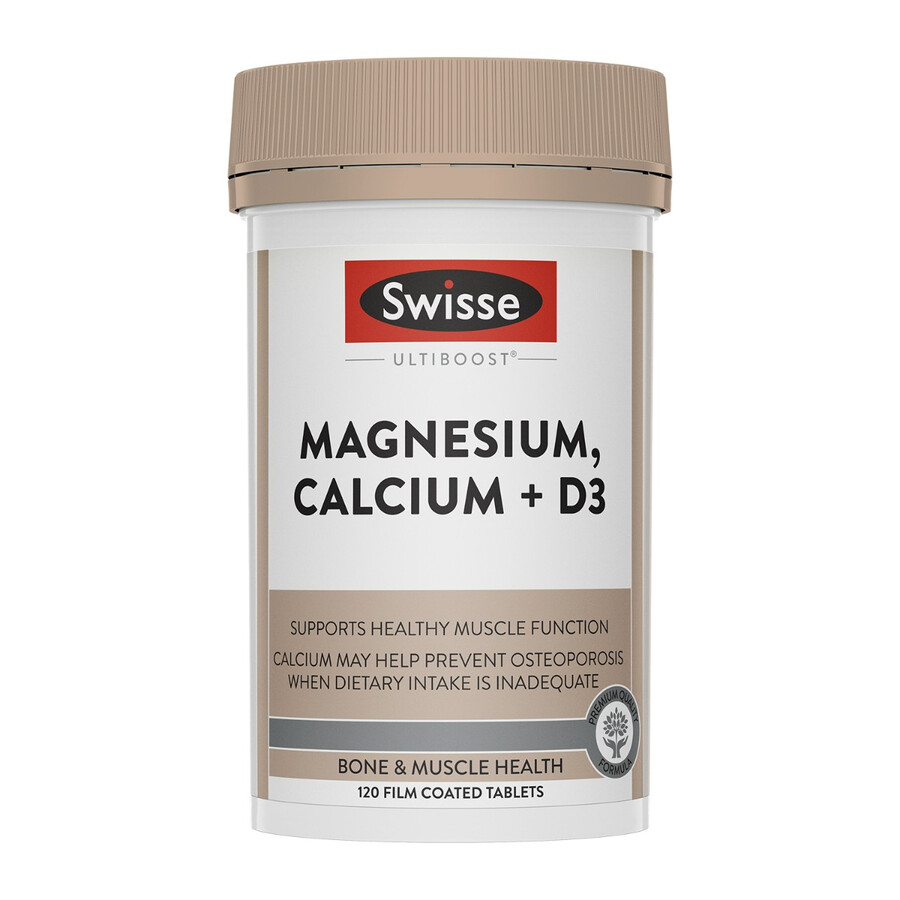 swisse ultiboost magnesium calcium vitamin d3 muscle support