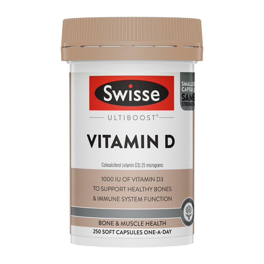swisse ultiboost vitamin d supports dietary calcium absorption immune system health