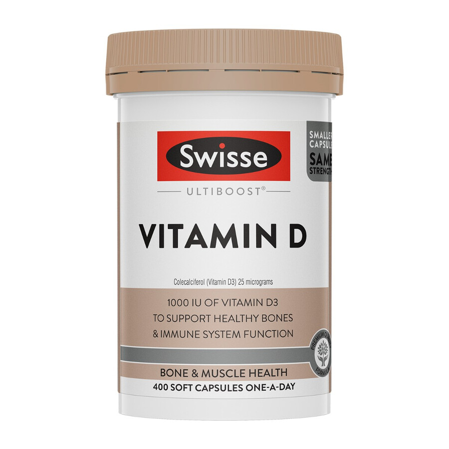 swisse ultiboost vitamin d supports dietary calcium absorption immune system health