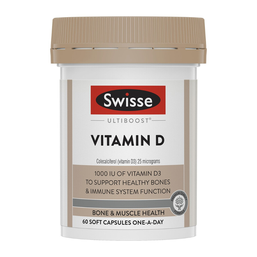 swisse ultiboost vitamin d supports dietary calcium absorption immune system health