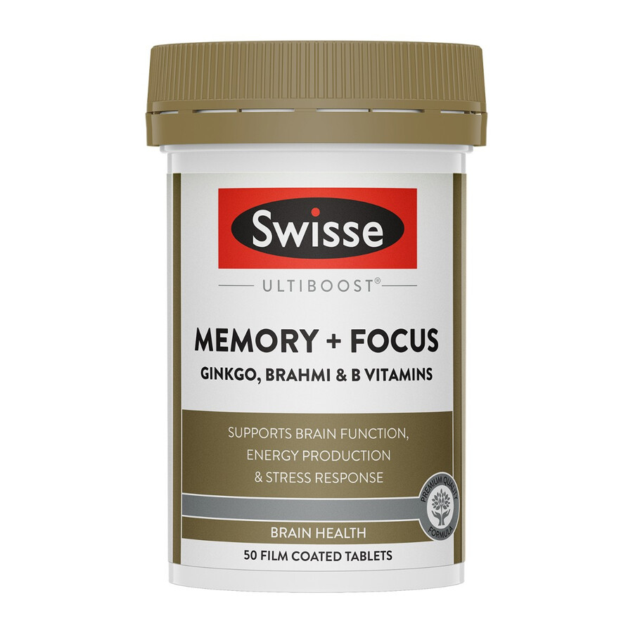 swisse ultiboost memory focus with ginkgo brahmi b vitamins