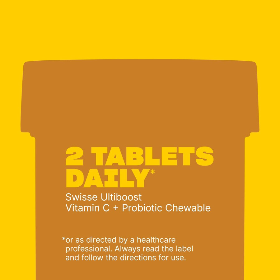 swisse ultiboost vitamin c probiotic chewable immune system health support