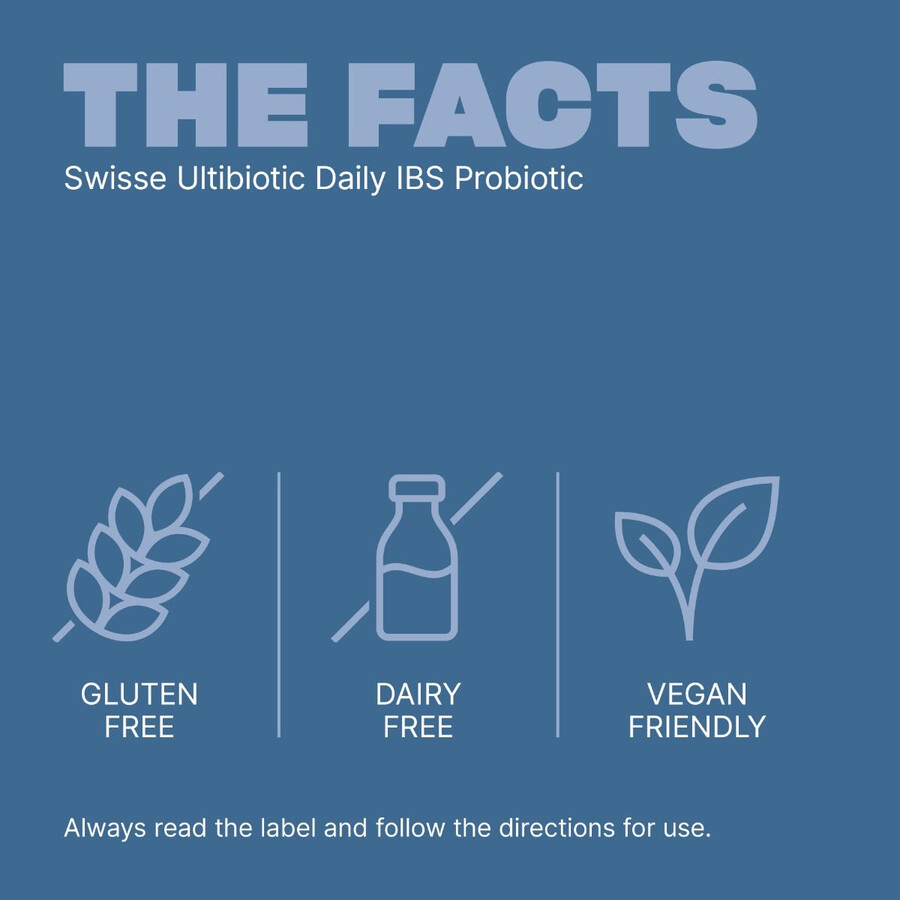 swisse ultibiotic daily ibs probiotic intestinal health support