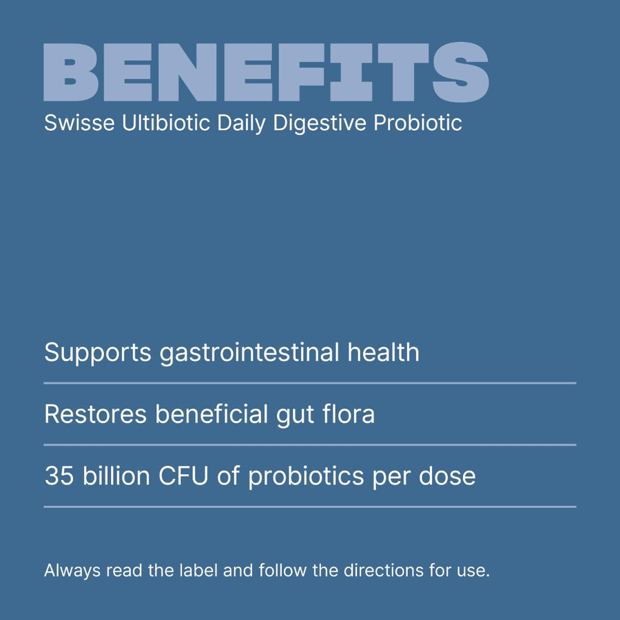 swisse ultibiotic daily digestive probiotic digestive system health support