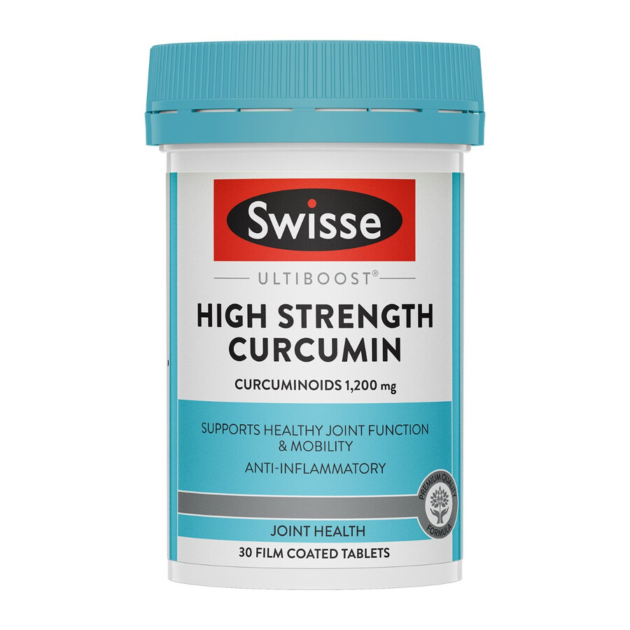 swisse ultiboost high strength curcumin joint function mobility