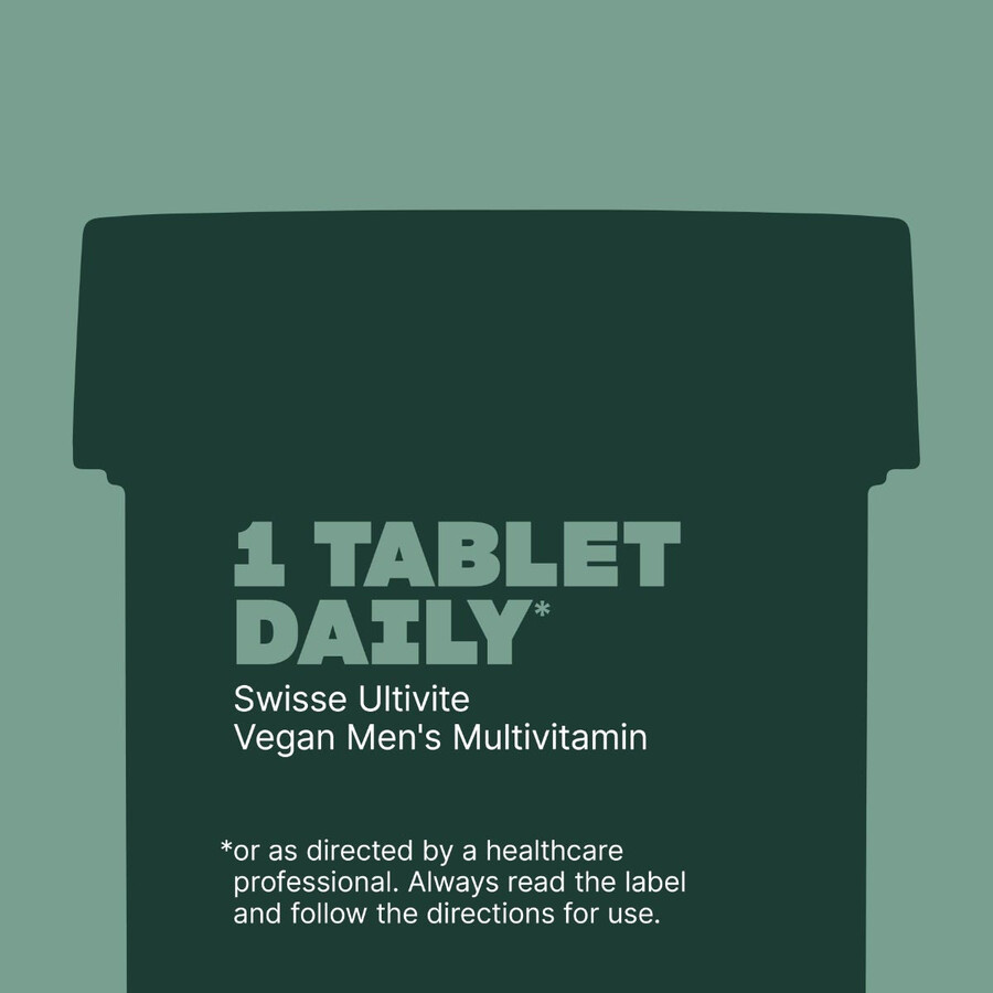swisse ultivite vegan mens multivitamin support energy production