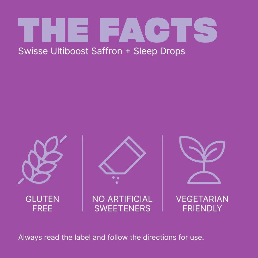 swisse ultiboost saffron sleep drops rapidly absorbed form
