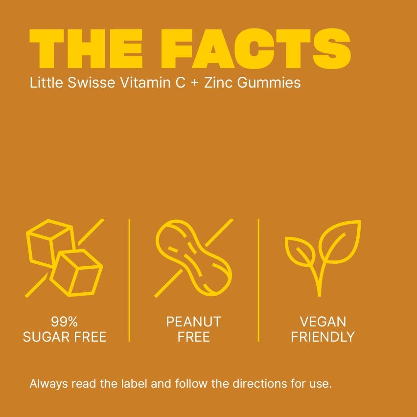 little swisse vitamin c zinc gummies