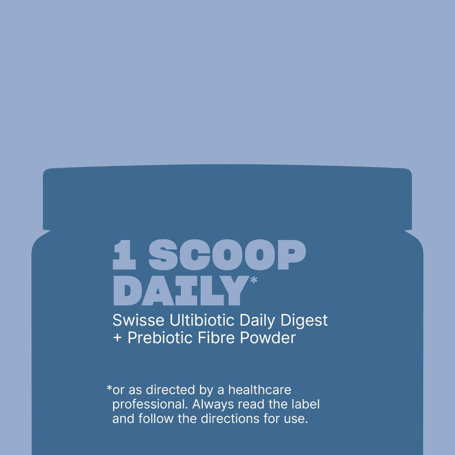 swisse ultibiotic daily digest prebiotic fibre powder with sunfiber