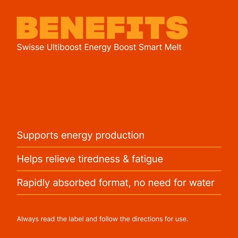 swisse ultiboost energy boost smart melt caffeine free