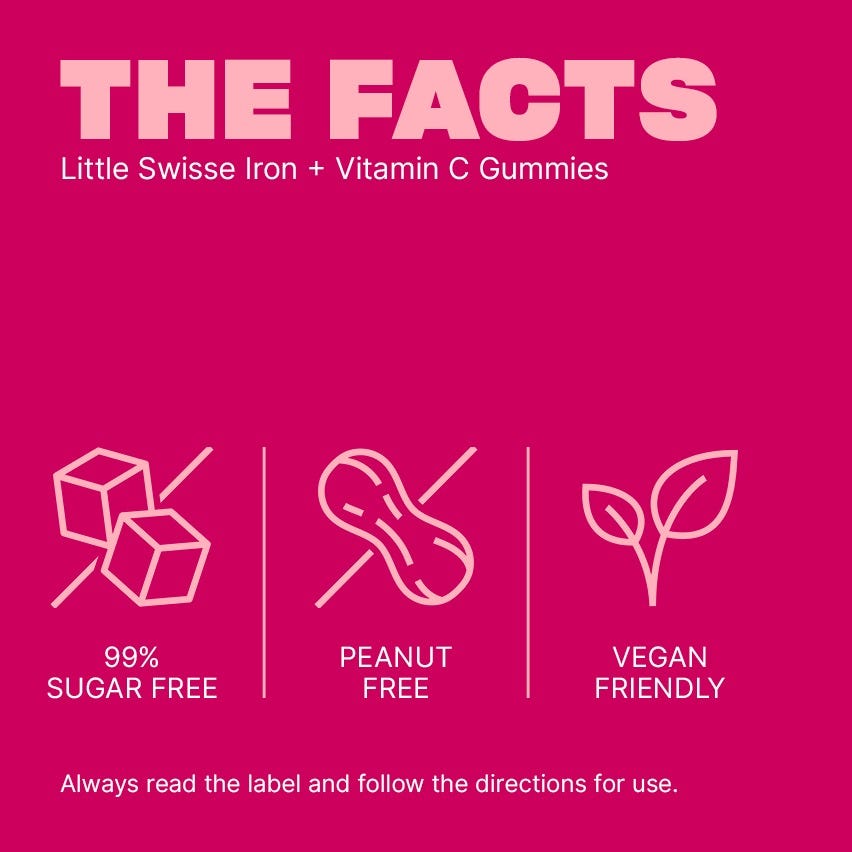 little swisse iron vit c gummies